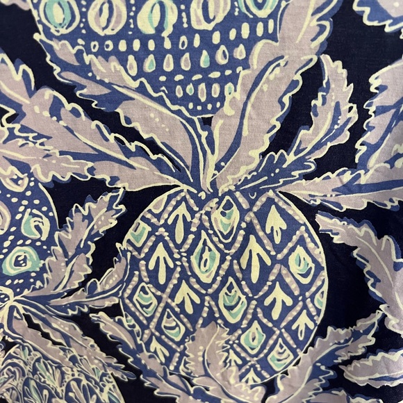 15- Lilly Pulitzer Marlowe Boat Neck T-Shirt Dress - Picture 3 of 4